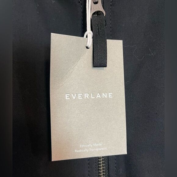 Everlane black Bomber Jacket uniform NWT -small - Picture 9 of 10